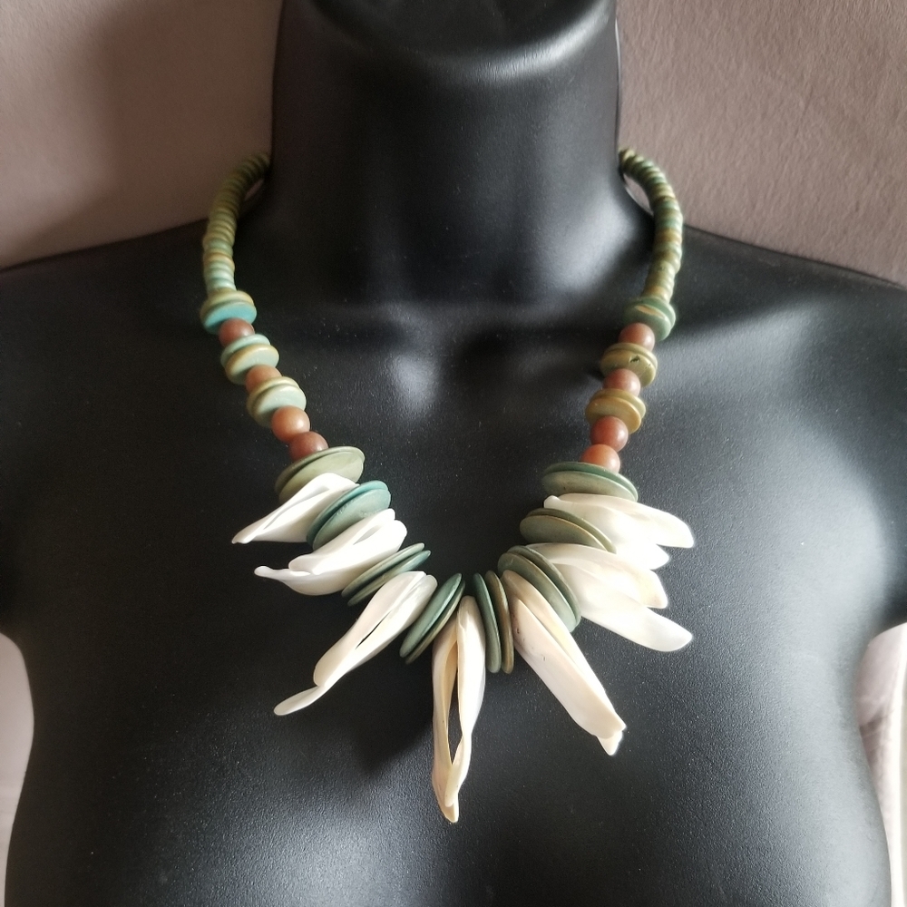African Shell Necklace (SOLD)
